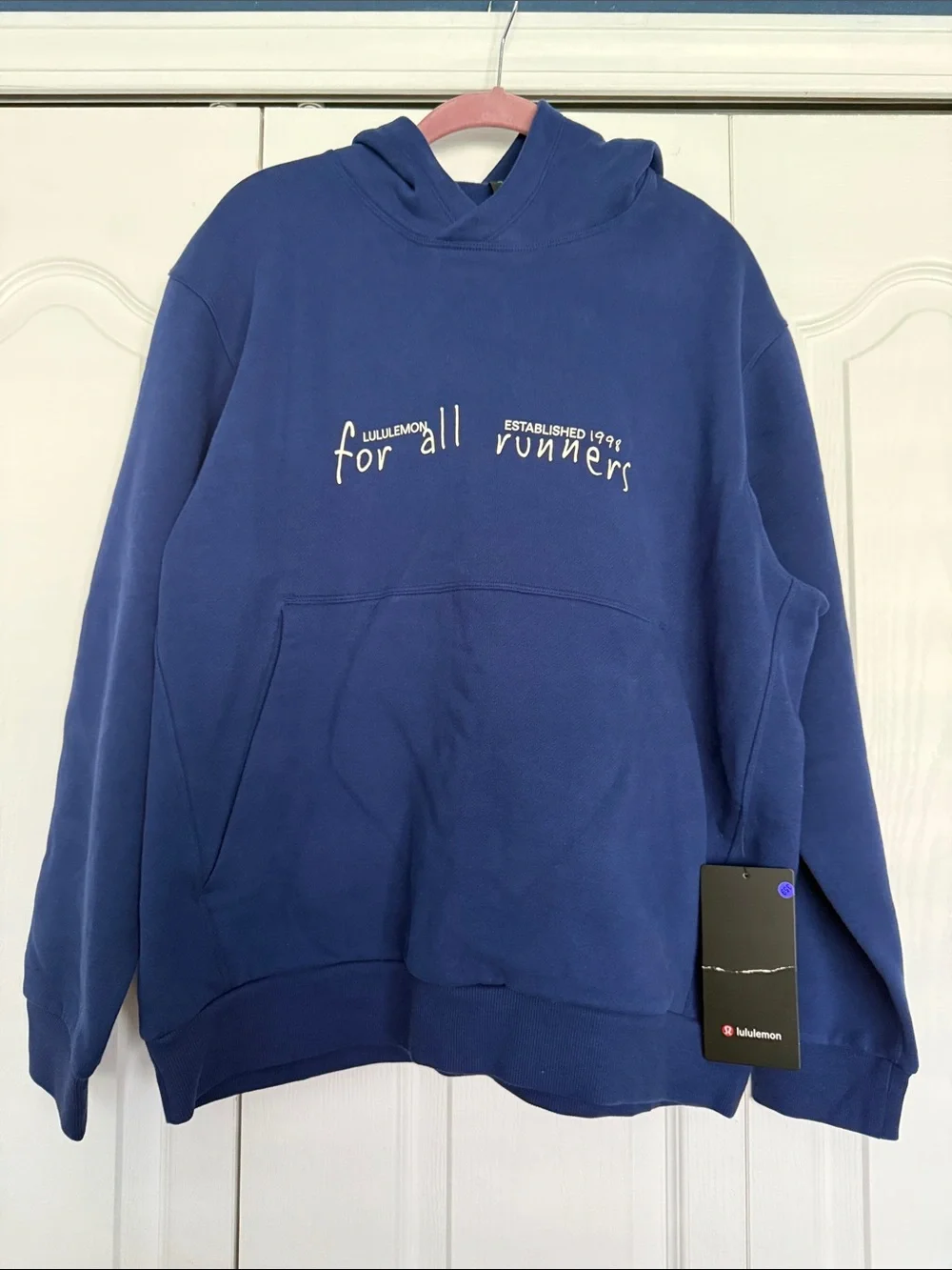 lululemon athletica Men's Steady State Pullover Hoodie Graphic in Clubhouse Blue